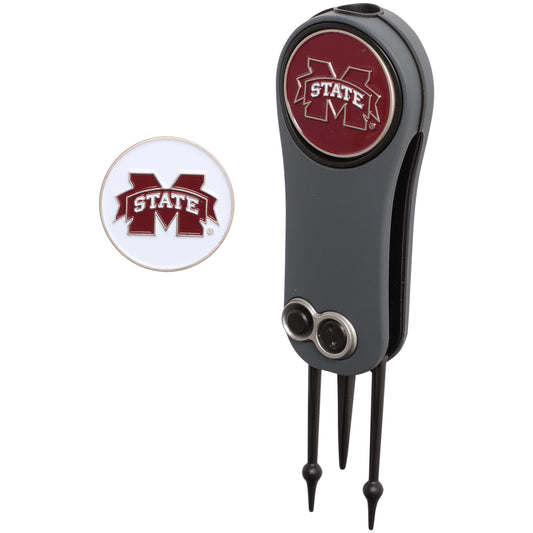 Mississippi State Bulldogs Switchblade Repair Tool & Two Ball Markers