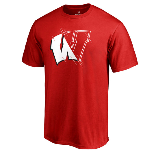 Men's Red Wisconsin Badgers X Ray T-Shirt