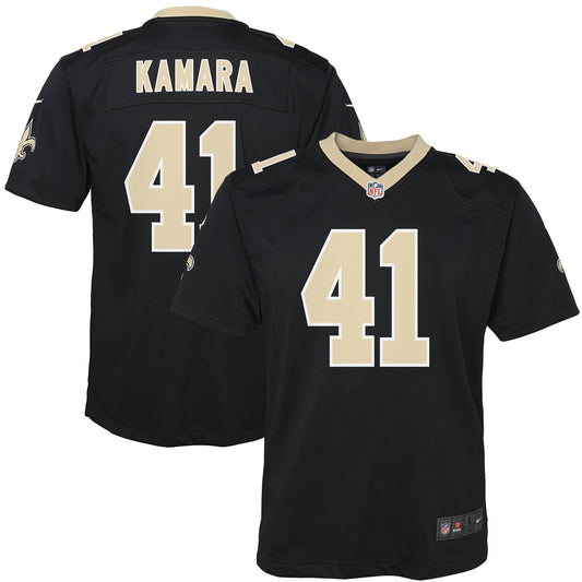 Youth Nike Alvin Kamara Black New Orleans Saints Game Jersey