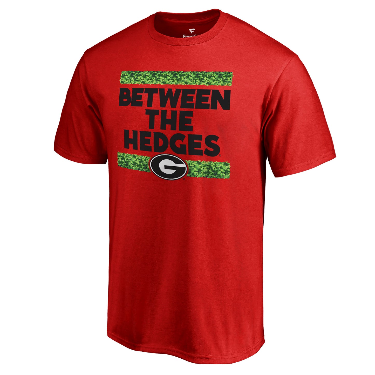 Men's Red Georgia Bulldogs Hometown Collection Between the Hedges T-Shirt