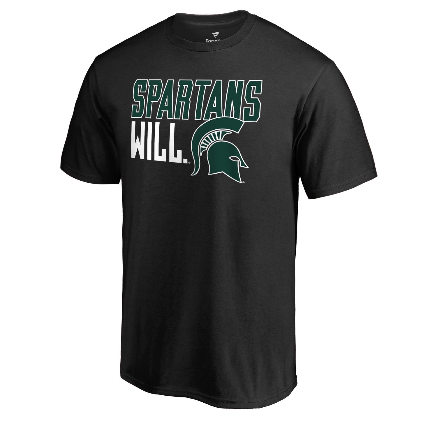 Men's Black Michigan State Spartans Hometown Collection Spartans Will T-Shirt