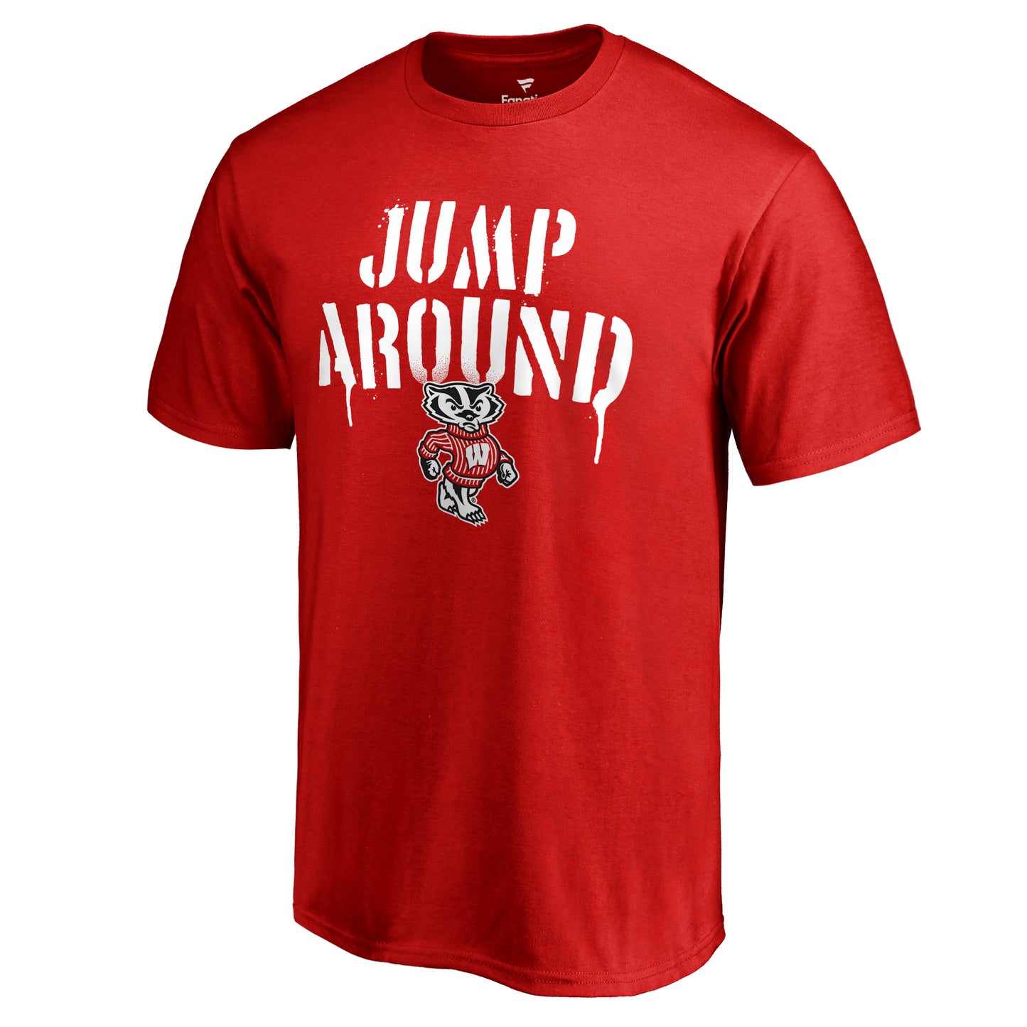 Men's Red Wisconsin Badgers Hometown Collection Jump Around T-Shirt