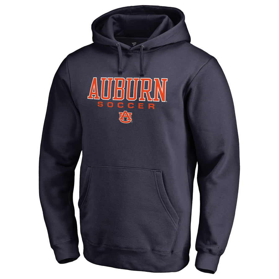 Men's Navy Auburn Tigers True Sport Soccer Pullover Hoodie