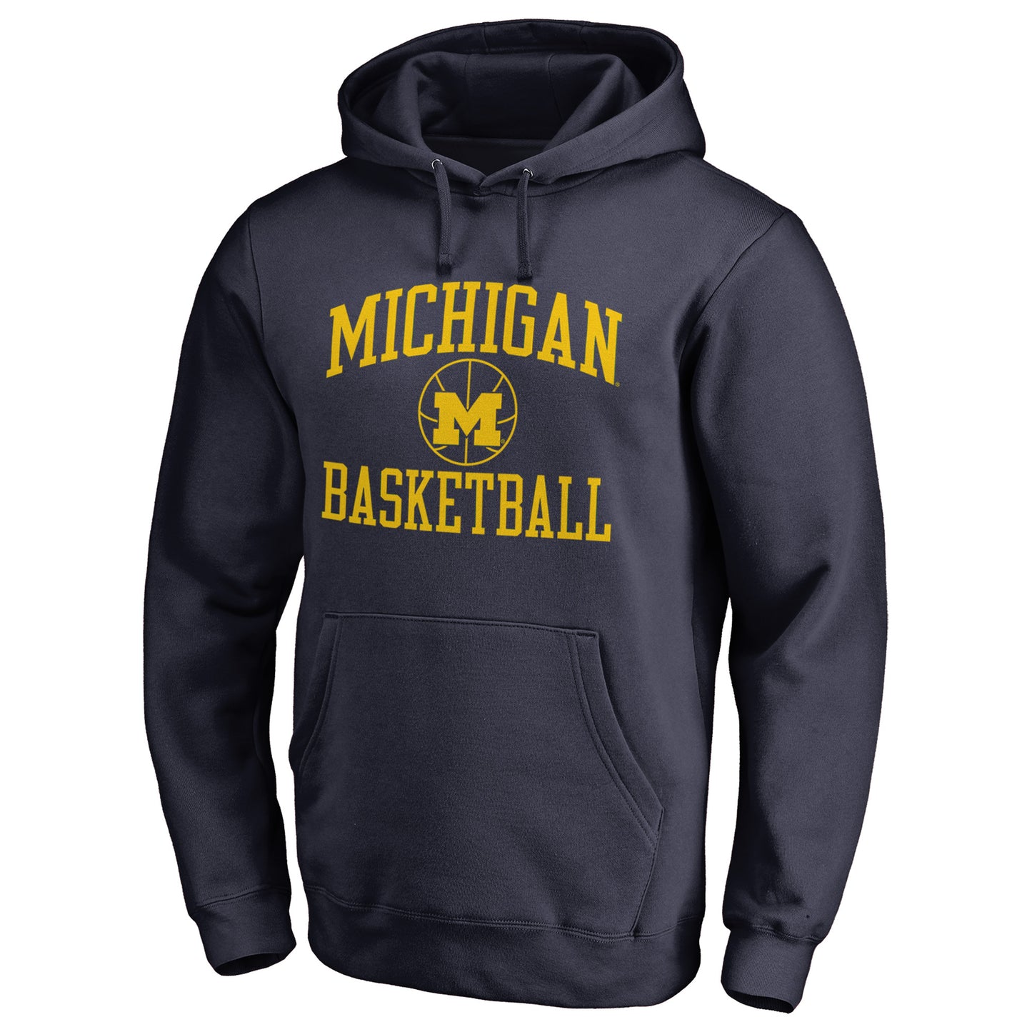 Men's Navy Michigan Wolverines In Bounds Pullover Hoodie