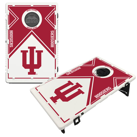 Indiana Hoosiers 2' x 3' BAGGO Vintage Cornhole Board Set