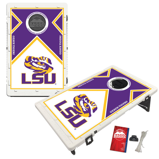 LSU Tigers 2' x 3' BAGGO Vintage Cornhole Board Set