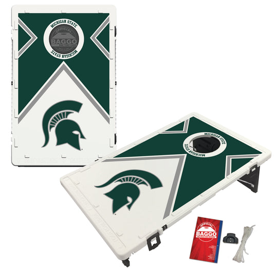 Michigan State Spartans 2' x 3' BAGGO Vintage Cornhole Board Set