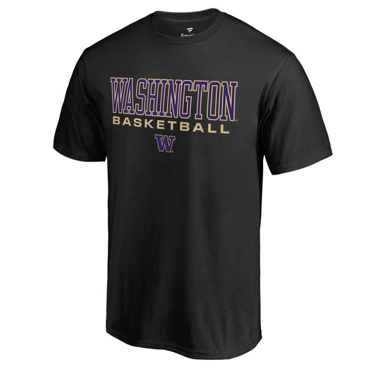 Men's Black Washington Huskies True Sport Basketball T-Shirt