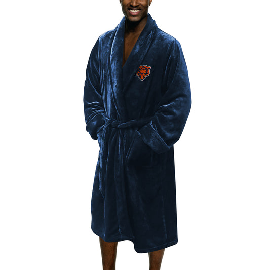 Men's The Northwest Company Navy Chicago Bears Silk Touch Robe