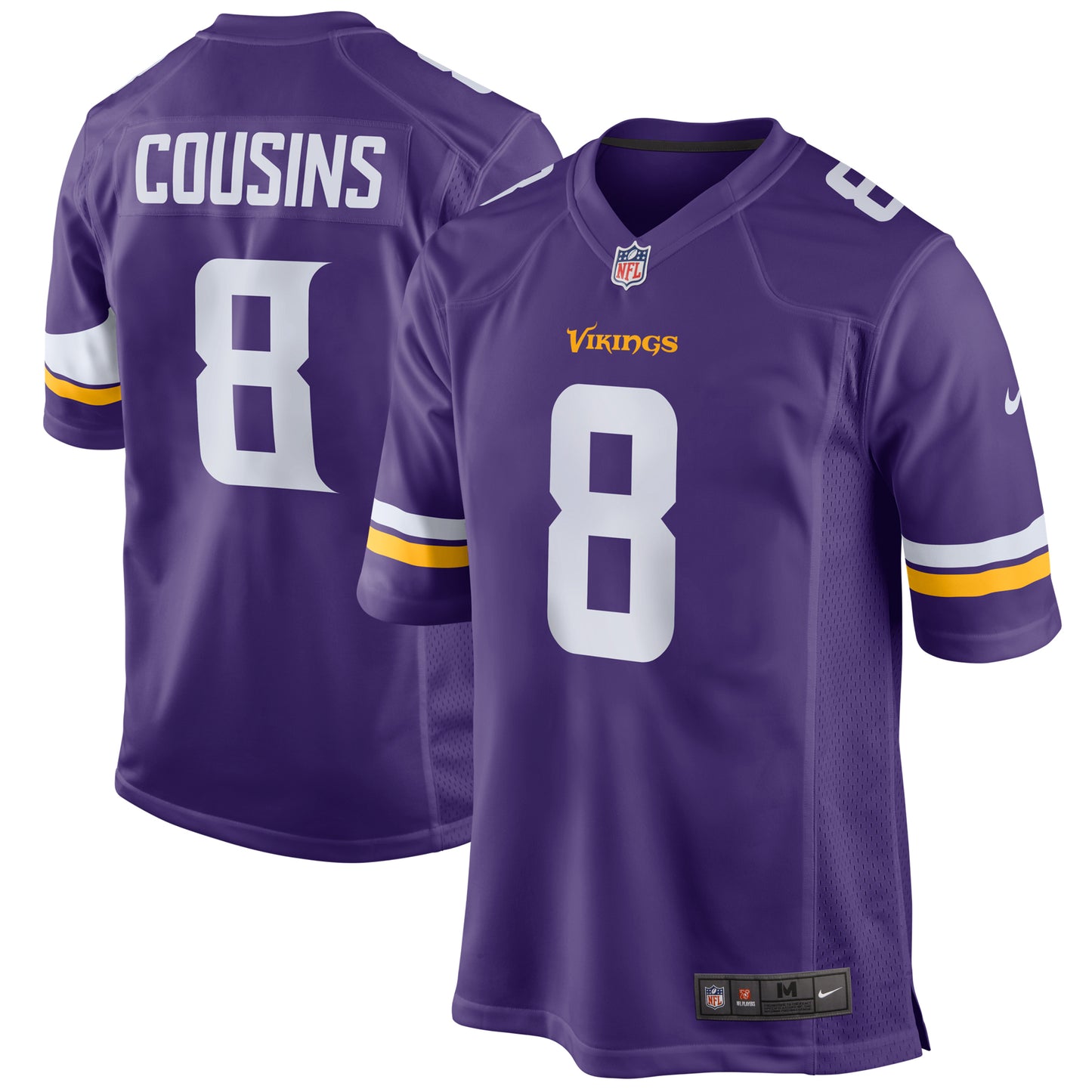 Youth Nike Kirk Cousins Purple Minnesota Vikings Game Jersey