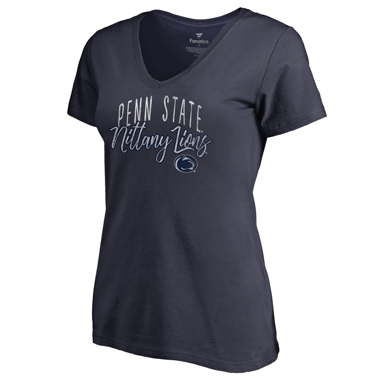 Women's Navy Penn State Nittany Lions Graceful V-Neck T-Shirt