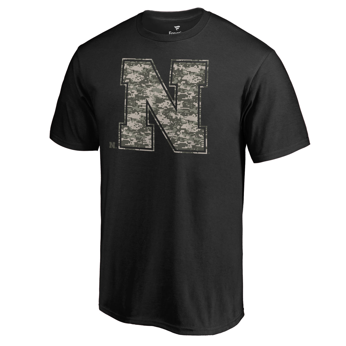 Men's Black Nebraska Huskers Cloak T-Shirt