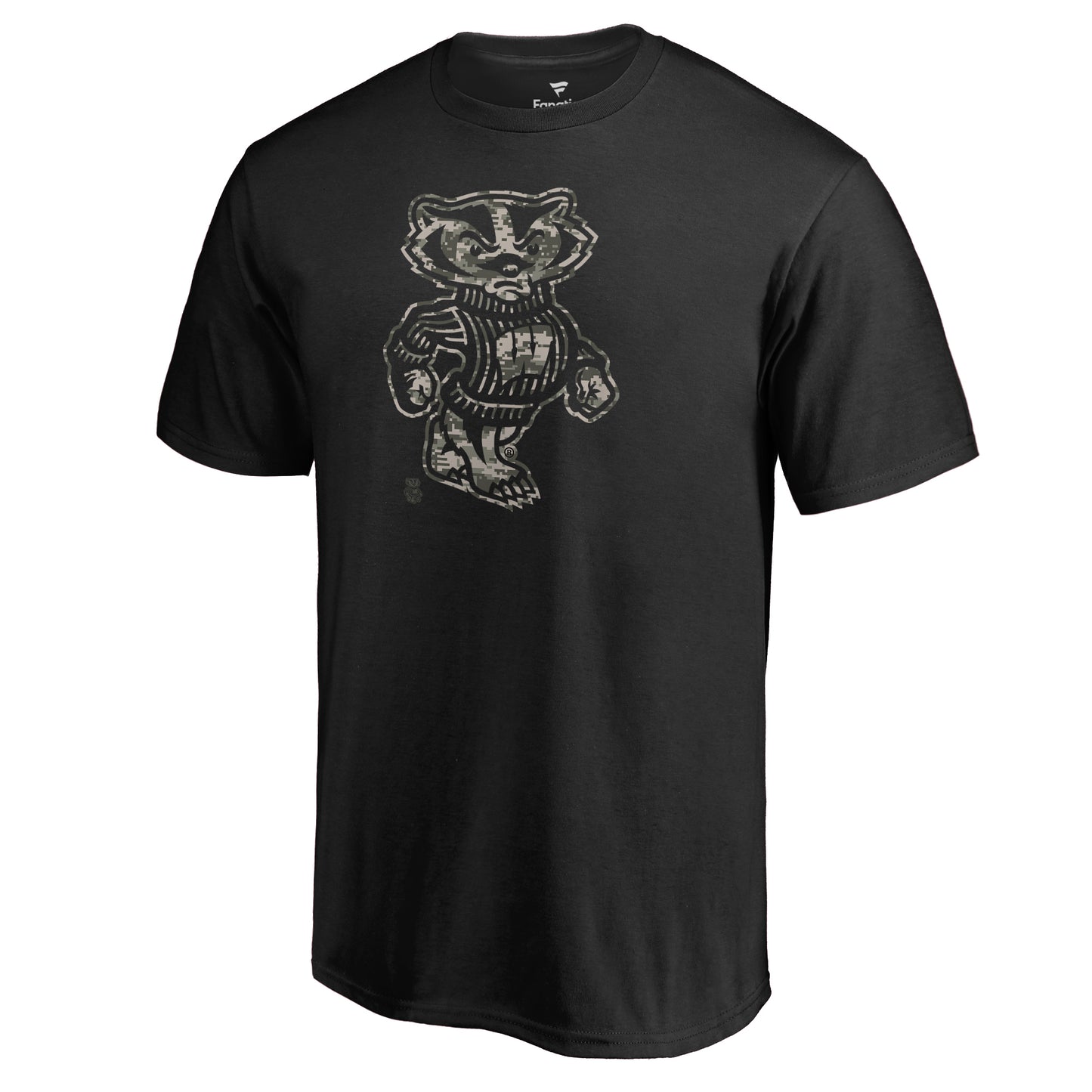 Men's Black Wisconsin Badgers Cloak T-Shirt