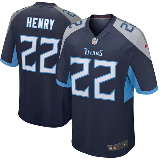 Youth Nike Derrick Henry Navy Tennessee Titans Game Jersey