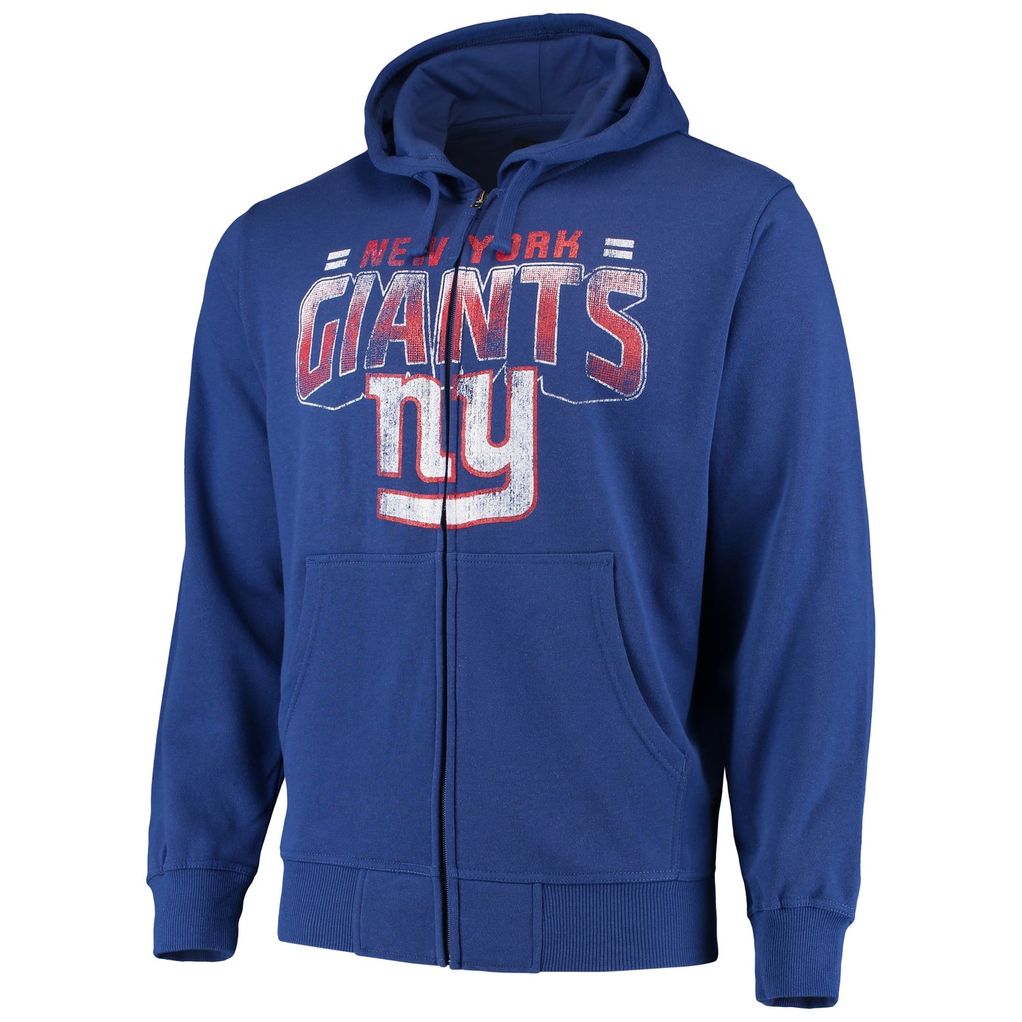 Men's G-III Sports by Carl Banks Royal New York Giants Perfect Season Full-Zip Hoodie