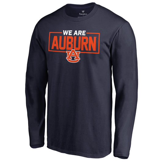 Men's Navy Auburn Tigers We Are Icon Long Sleeve T-Shirt