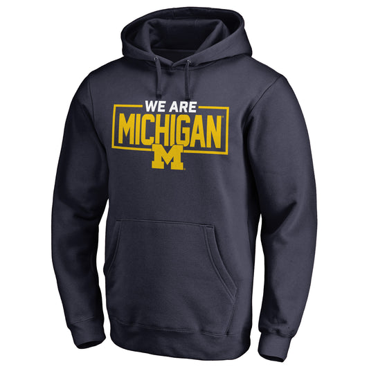 Men's Navy Michigan Wolverines We Are Icon Pullover Hoodie