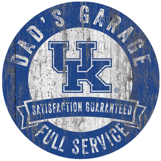 Kentucky Wildcats 12" x 12" Dad's Garage Sign