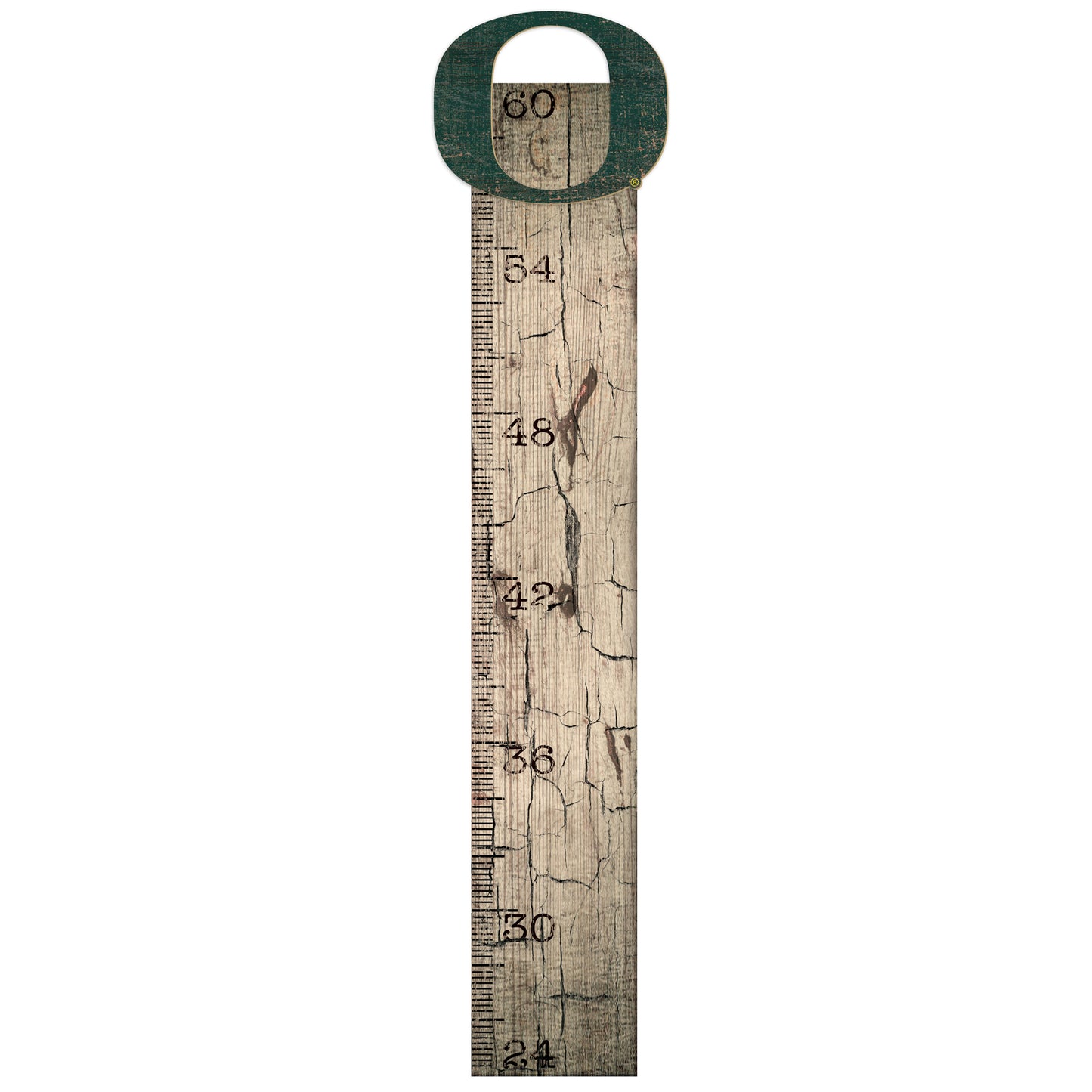 Oregon Ducks 6" x 36" Growth Chart Sign