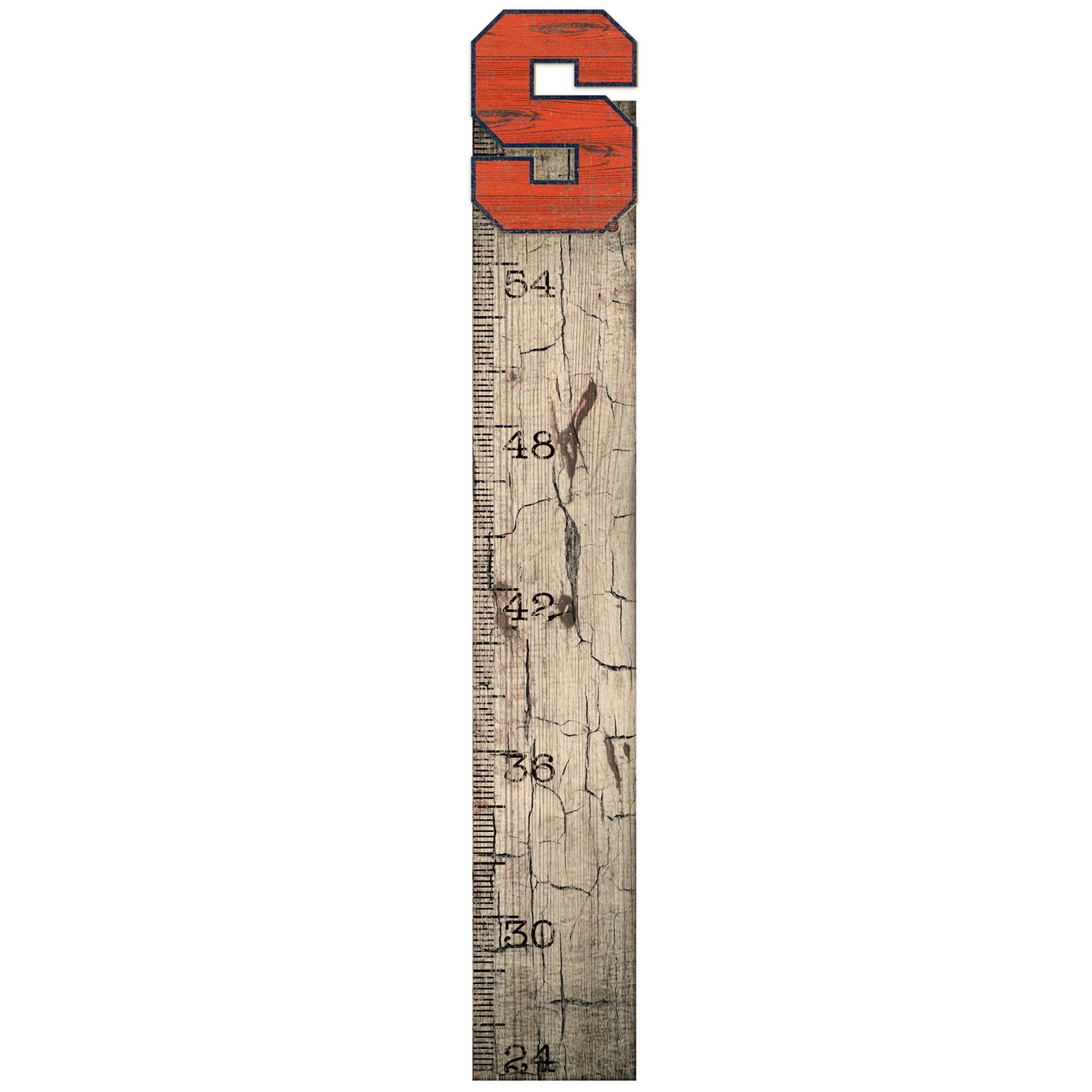 Syracuse Orange 6" x 36" Growth Chart Sign