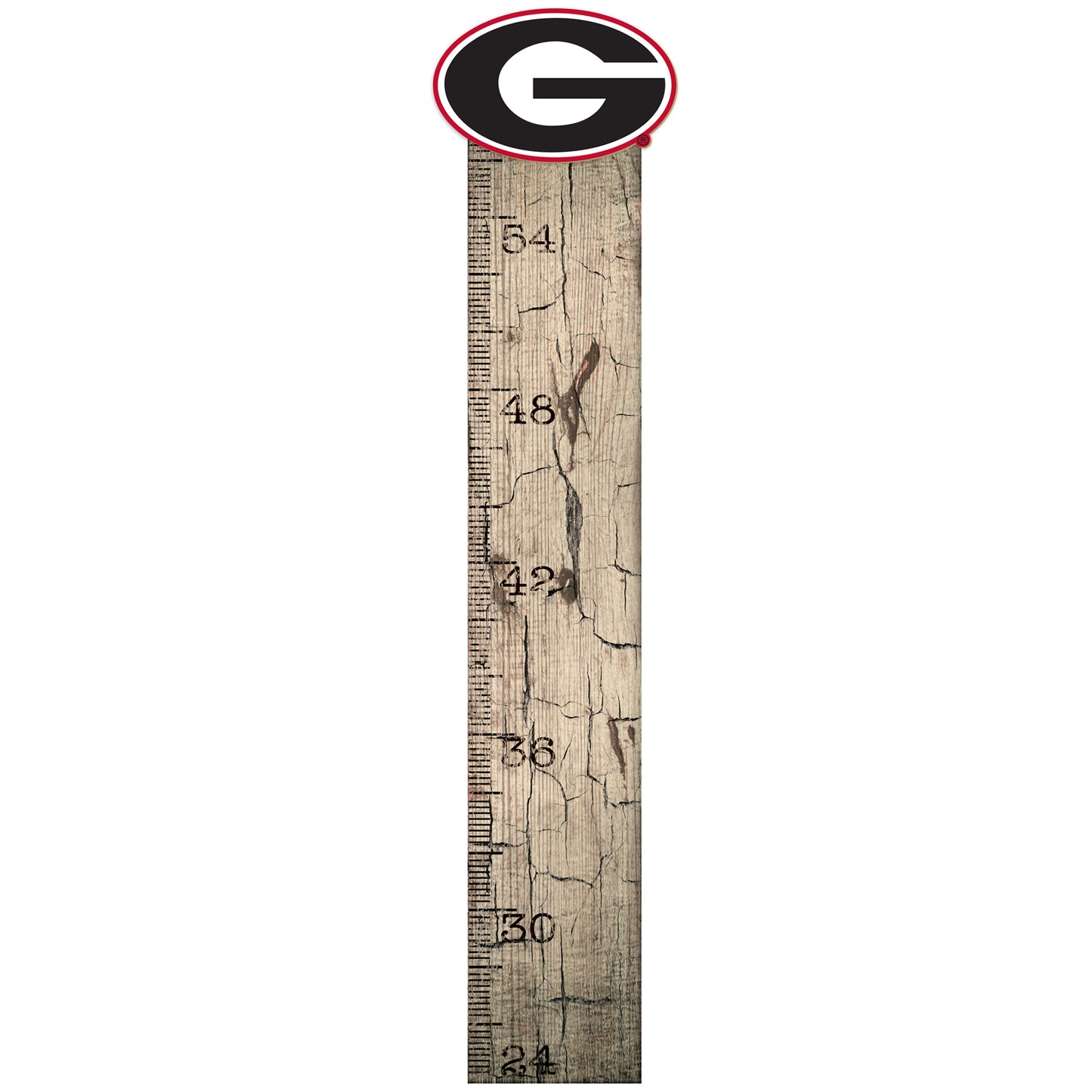 Georgia Bulldogs 6" x 36" Growth Chart Sign