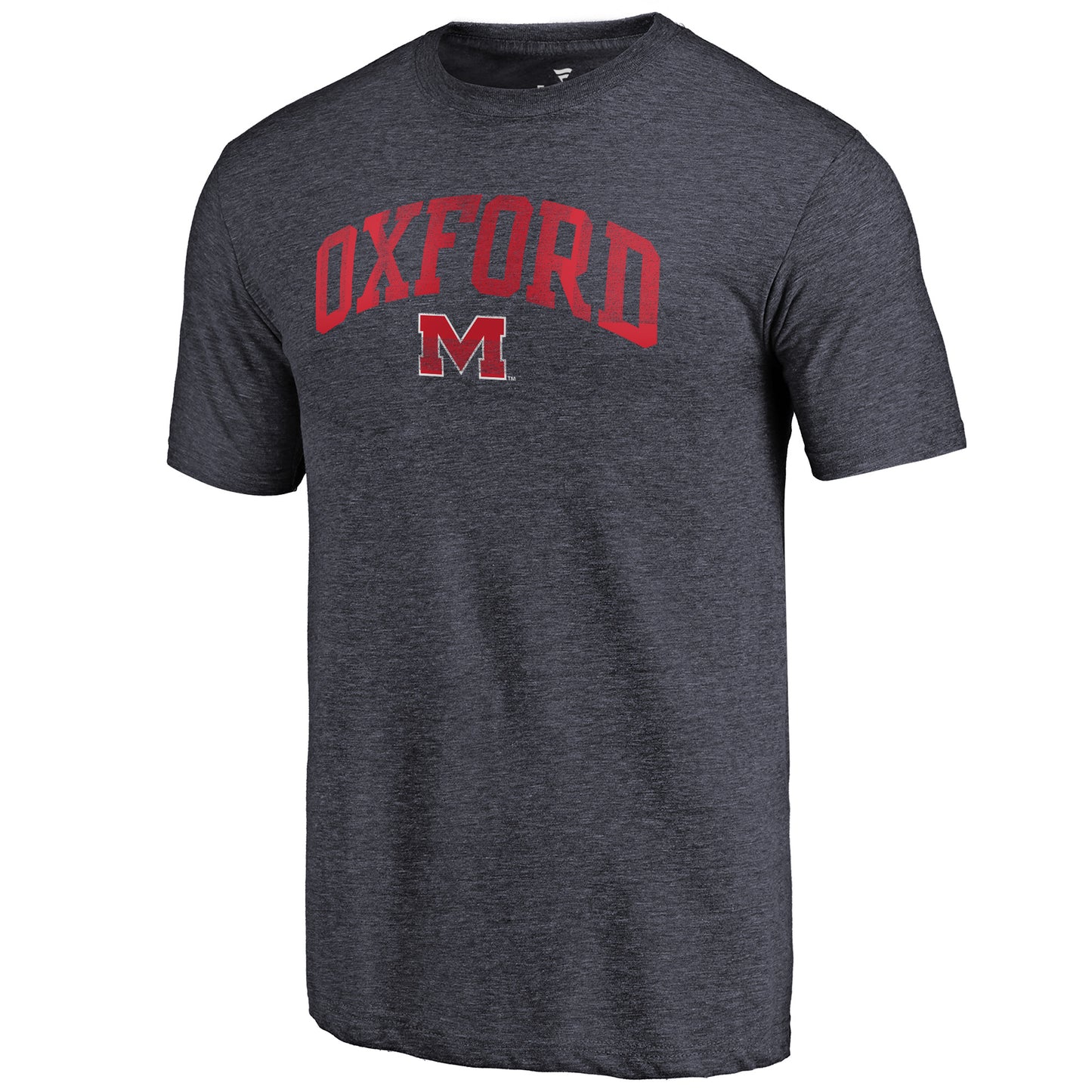 Men's Navy Ole Miss Rebels Arched City Tri-Blend T-Shirt