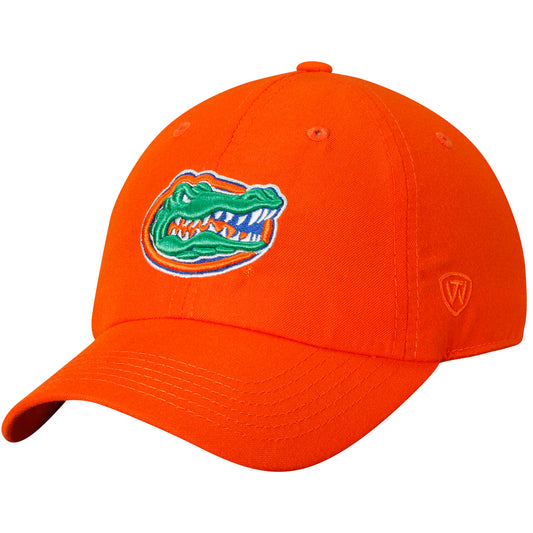 Men's Top of the World Orange Florida Gators Primary Logo Staple Adjustable Hat