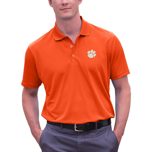 Men's Orange Clemson Tigers Big & Tall Vansport Omega Tech Polo