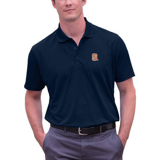 Men's Navy Syracuse Orange Big & Tall Vansport Omega Tech Polo