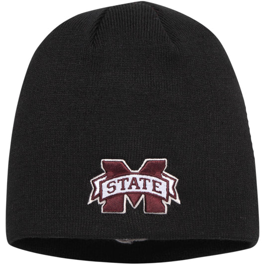 Men's Top of the World Black Mississippi State Bulldogs EZDOZIT Knit Beanie