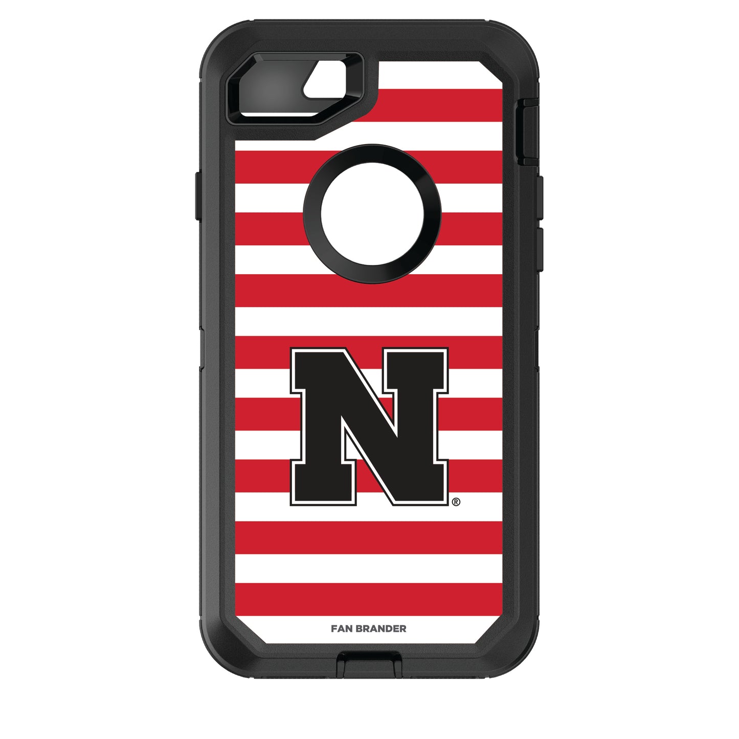 OtterBox Nebraska Huskers iPhone 8/7 Striped Defender Case