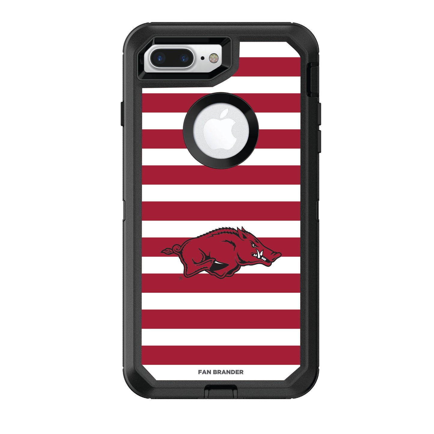 OtterBox Arkansas Razorbacks iPhone 8+/7+ Striped Defender Case