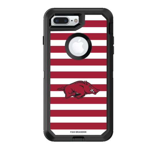 OtterBox Arkansas Razorbacks iPhone 8+/7+ Striped Defender Case