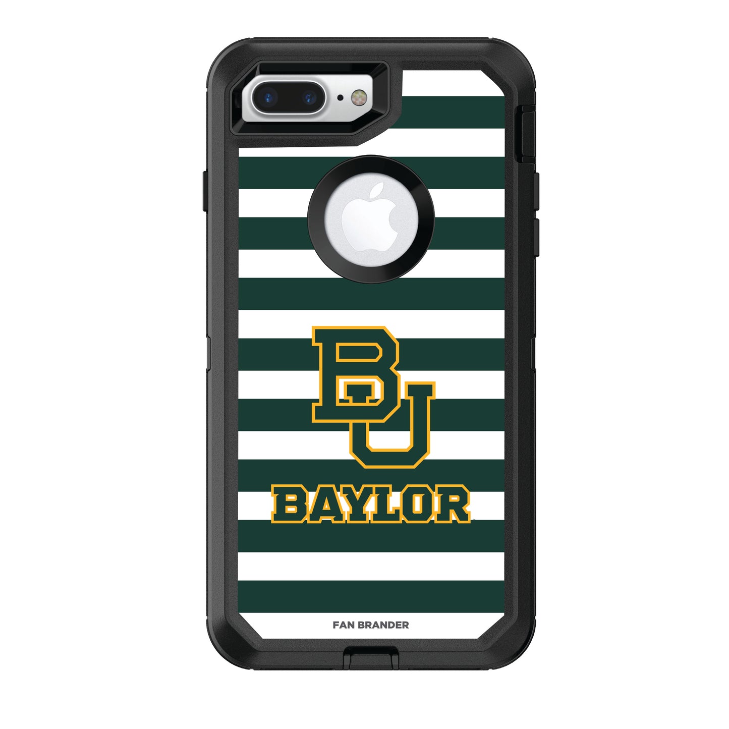 OtterBox Baylor Bears iPhone 8+/7+ Striped Defender Case