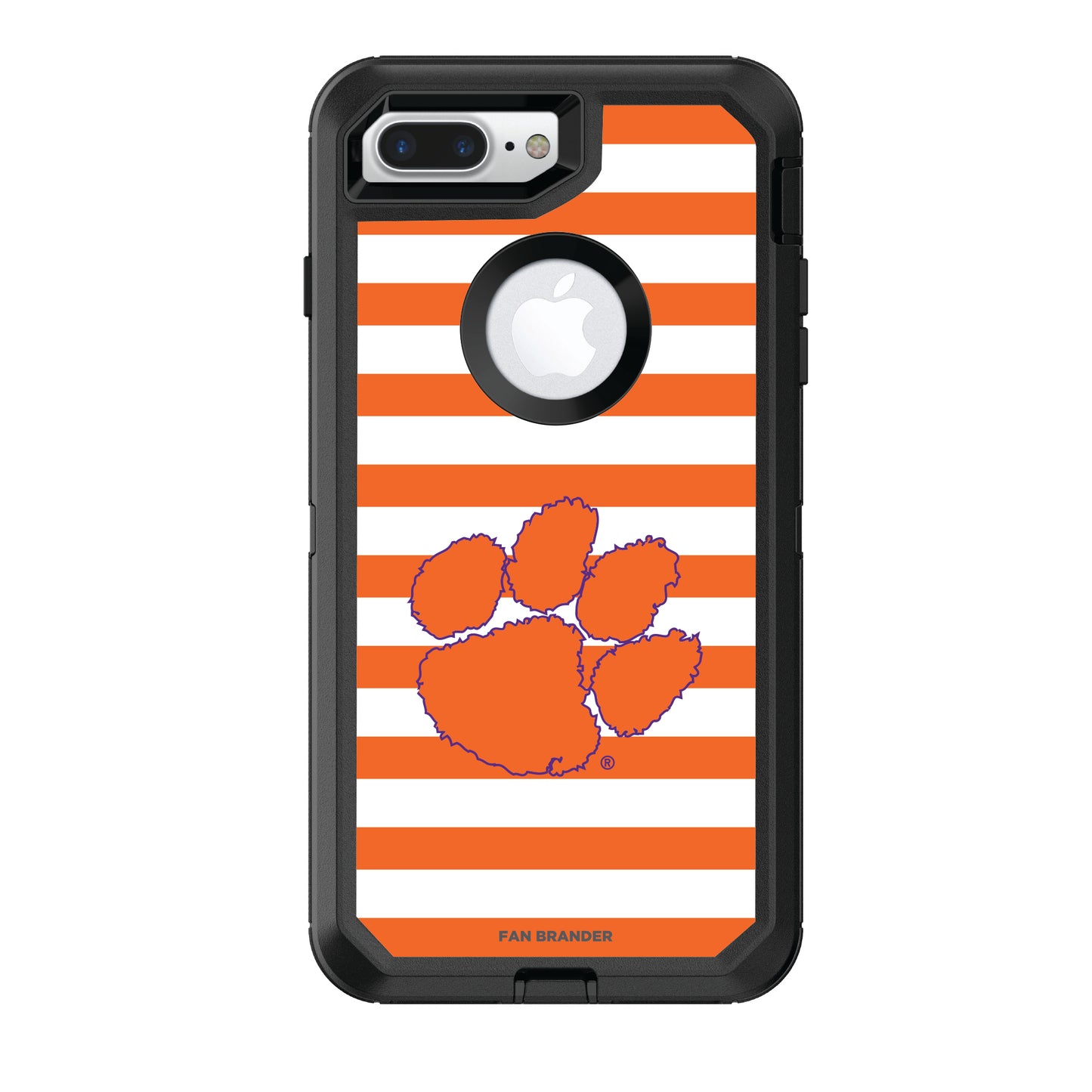 OtterBox Clemson Tigers iPhone 8+/7+ Striped Defender Case