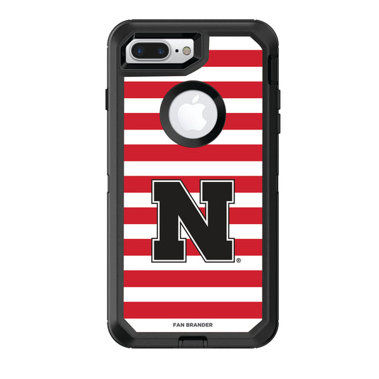 OtterBox Nebraska Huskers iPhone 8+/7+ Striped Defender Case