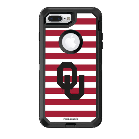 OtterBox Oklahoma Sooners iPhone 8+/7+ Striped Defender Case