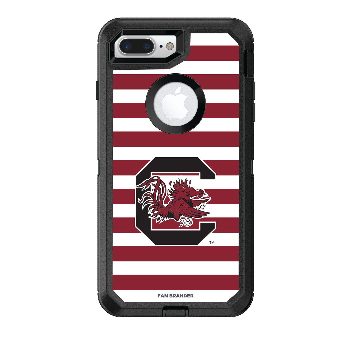 OtterBox South Carolina Gamecocks iPhone 8+/7+ Striped Defender Case