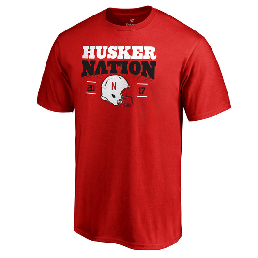 Men's Scarlet Nebraska Huskers Team Hometown Collection T-Shirt