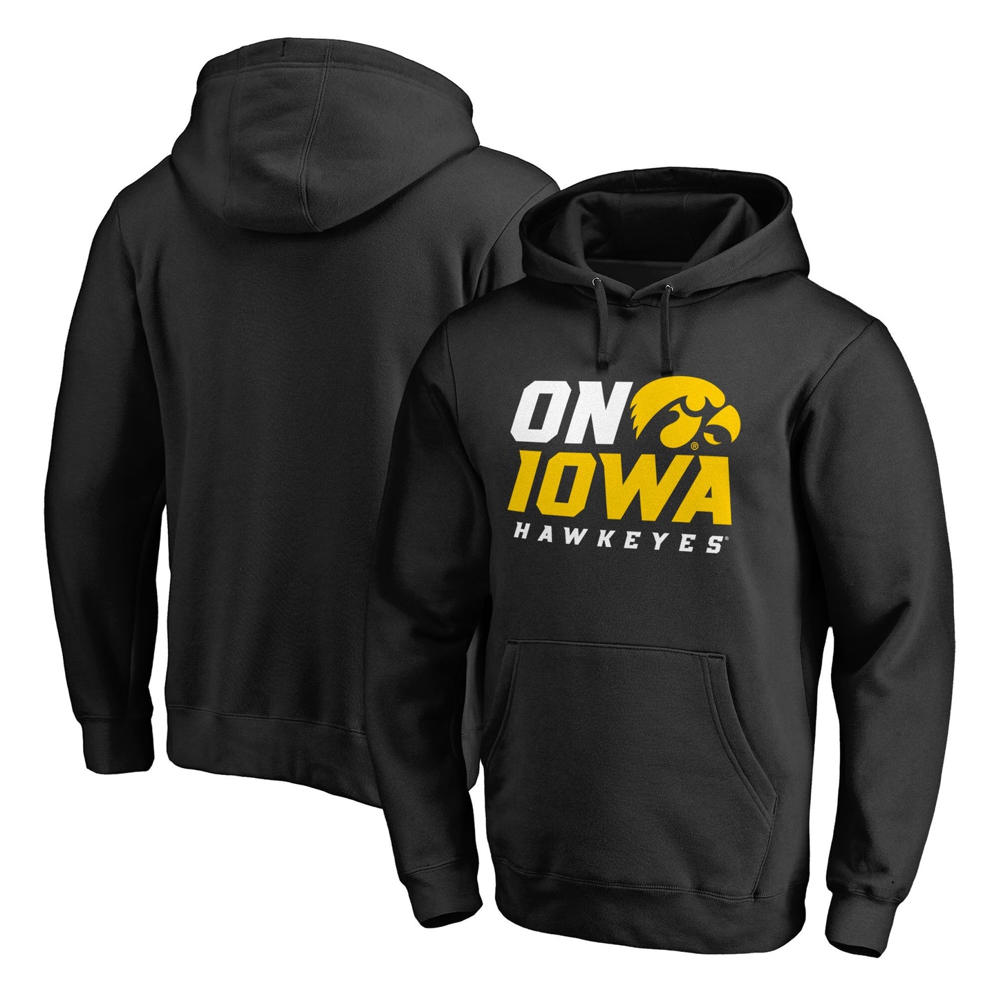 Men's Black Iowa Hawkeyes Hometown Collection Pullover Hoodie