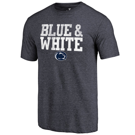 Men's Heathered Navy Penn State Nittany Lions Hometown Collection Tri-Blend T-Shirt