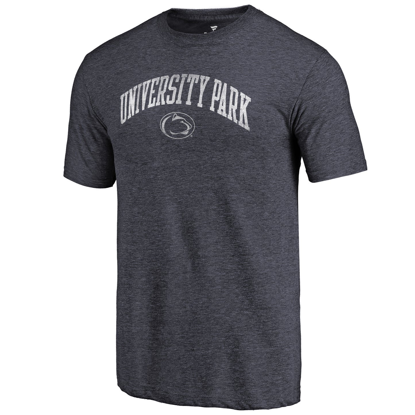 Men's Heathered Navy Penn State Nittany Lions Hometown Arched City Tri-Blend T-Shirt