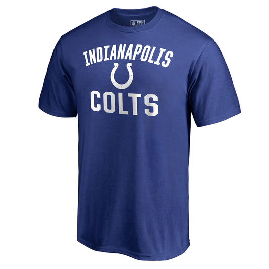 Men's NFL Pro Line Royal Indianapolis Colts Victory Arch T-Shirt