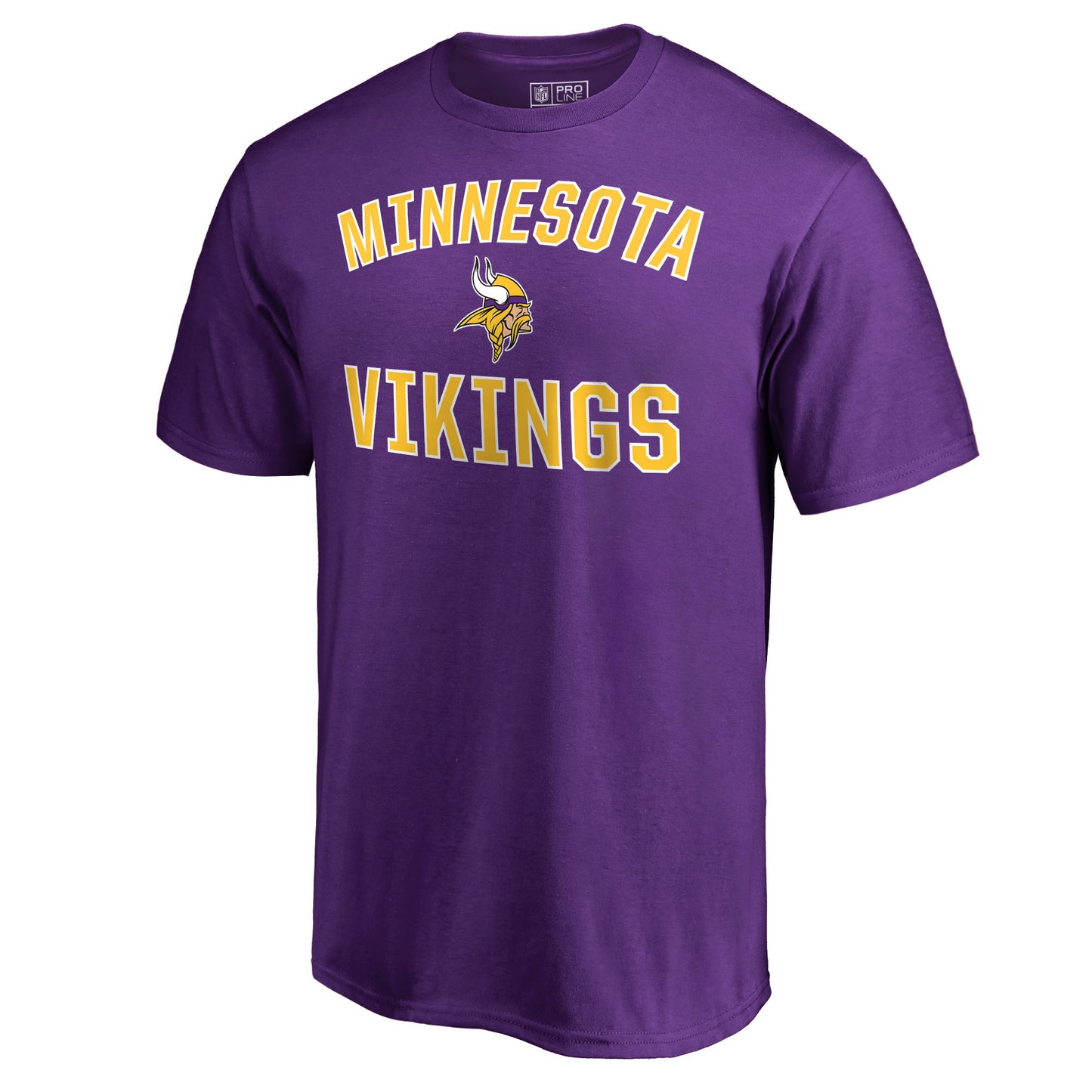 Men's NFL Pro Line Purple Minnesota Vikings Victory Arch T-Shirt