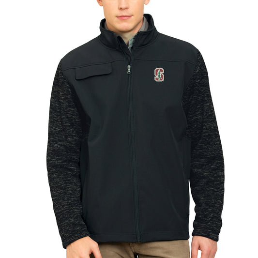 Men's Black Stanford Cardinal SoHo Full-Zip Jacket