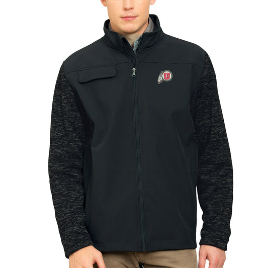 Men's Black Utah Utes SoHo Full-Zip Jacket