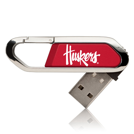 Nebraska Huskers 16GB Clip USB Flash Drive