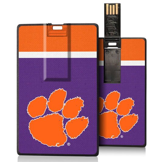 Clemson Tigers 16GB Credit Card USB Flash Drive