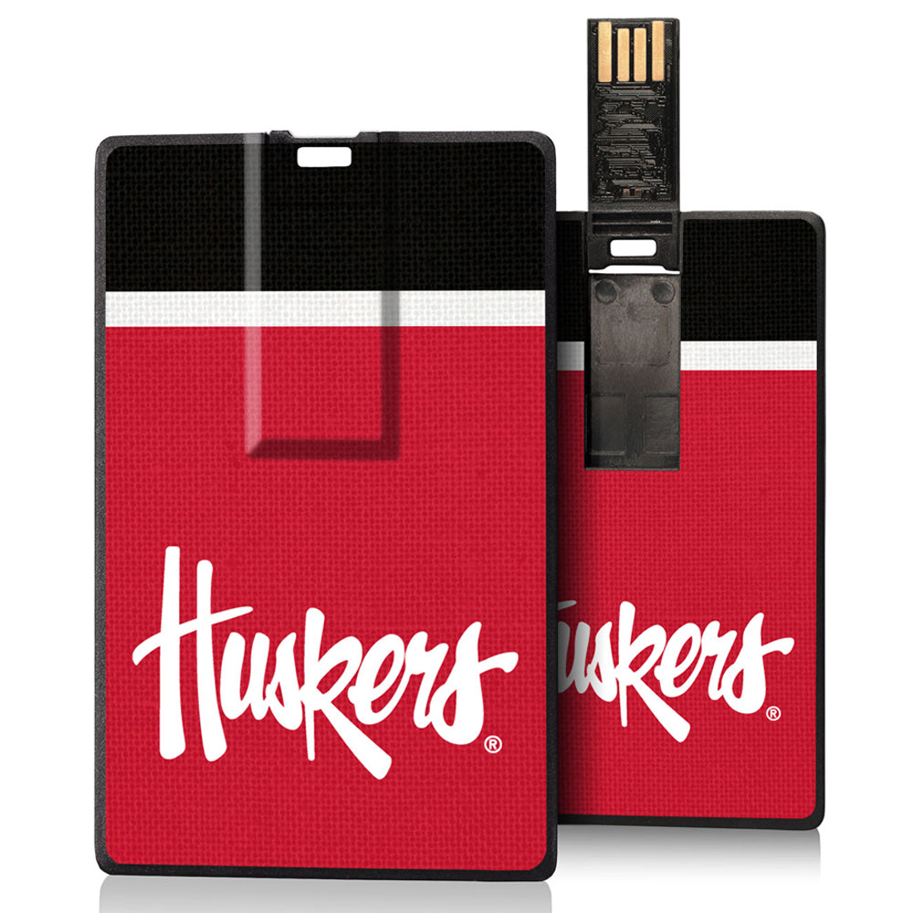 Nebraska Huskers 16GB Credit Card USB Flash Drive