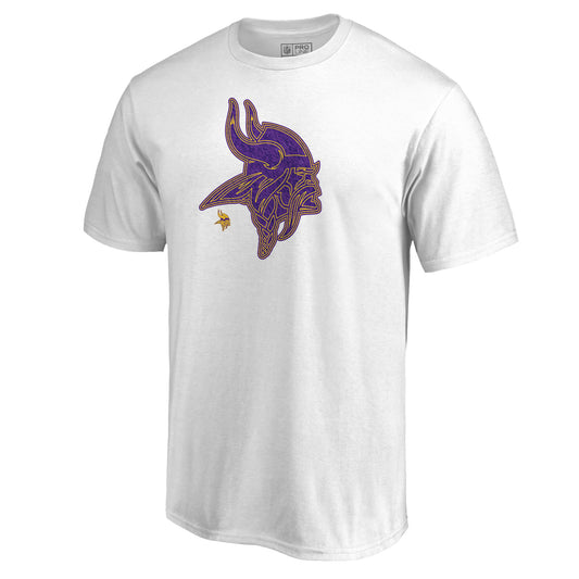 Men's NFL Pro Line White Minnesota Vikings Training Camp Hookup T-Shirt